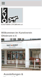 Mobile Screenshot of kunstverein-ottobrunn.de